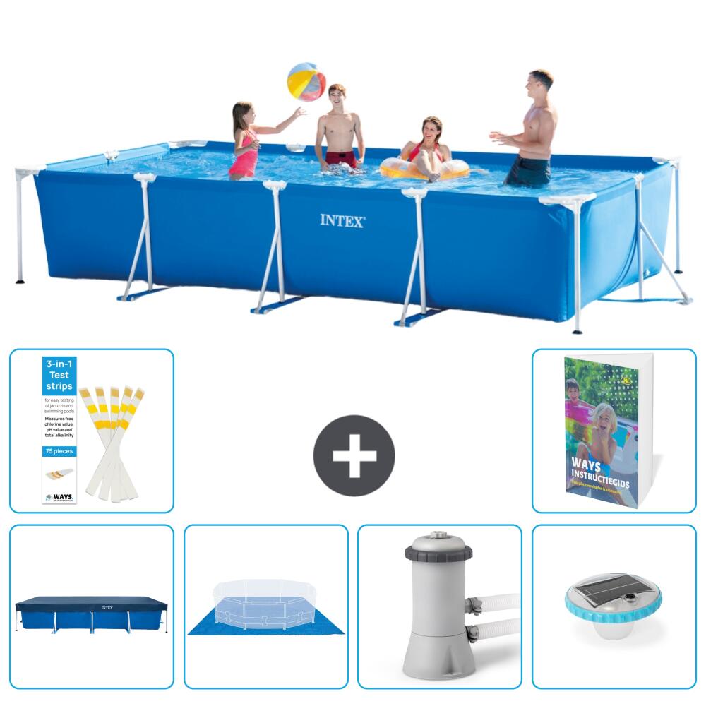Rechteckiger Frame Pool - 450x220x84 cm - 7-teilig  S74 1/7