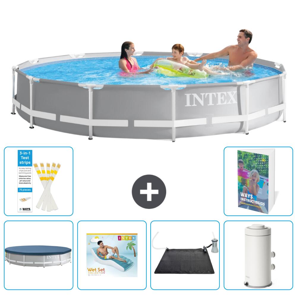 Prism Frame Pool Rund - 366x76 cm - 7-teilig  S70 1/7
