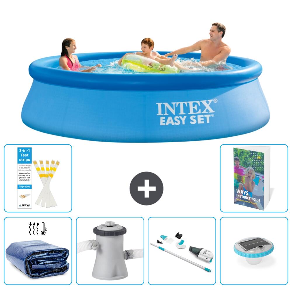 INTEX Basen Easy Set Okrągły - 305x76 cm - 7-częściowy S81 1/7