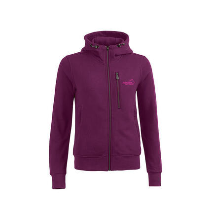 Sweat à capuche sportif pour femme fuchsia