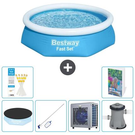 BESTWAY Piscina Bestway Fast Set Redonda - 244x61 cm - 5-piezas S109