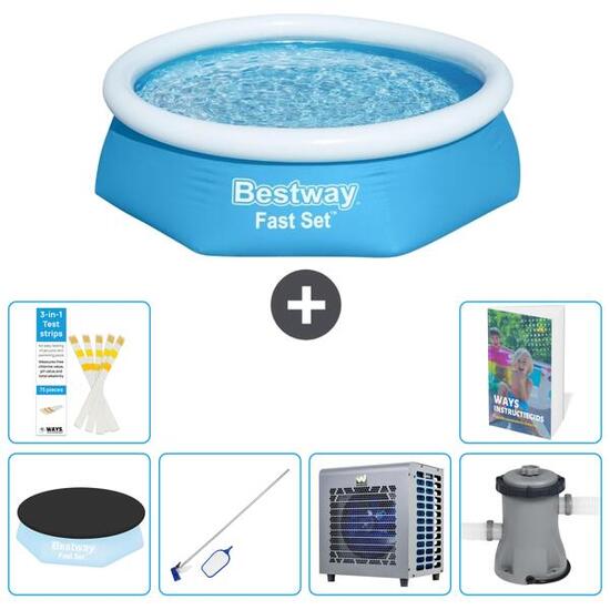BESTWAY Piscina Bestway Fast Set Redonda - 244x61 cm - 5-piezas S109