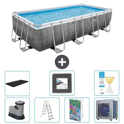 BESTWAY Piscina Bestway Power Steel Rectangular - 549x274x122 cm - S538