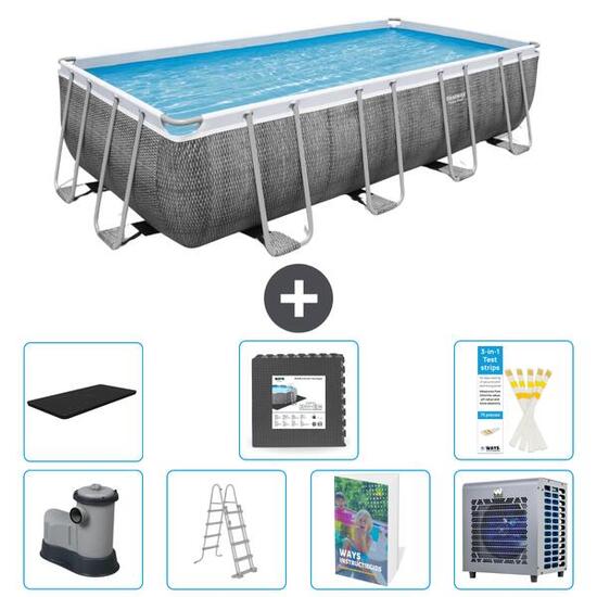 BESTWAY Piscina Bestway Power Steel Rectangular - 549x274x122 cm - S538