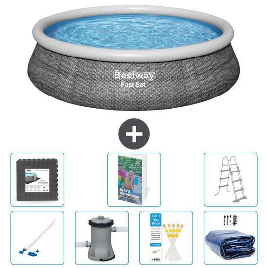 BESTWAY Piscina Bestway Fast Set Redonda - 457x107 cm - 6-piezas S489