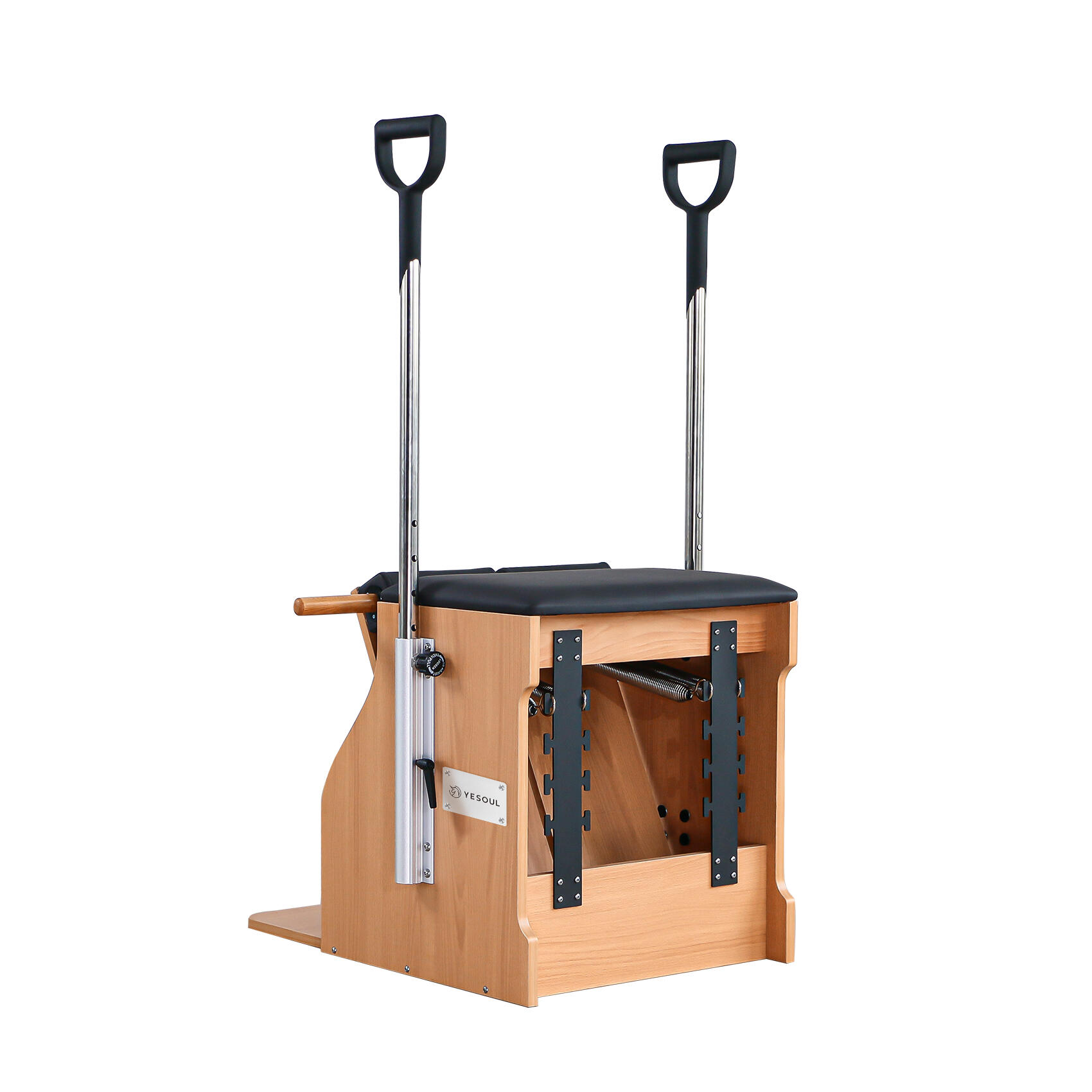 W80 Pilates Chair aus Buchenholz 3/5