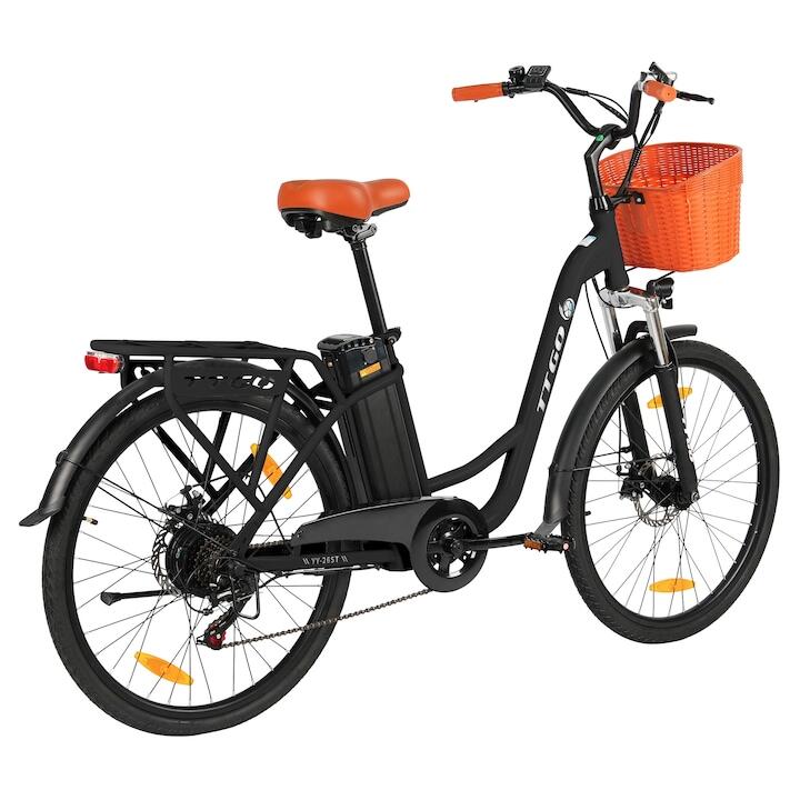 Hombre/Mujer YY26 80km 26 pulgadas, bicicleta eléctrica 250W 2026, negro 2/8