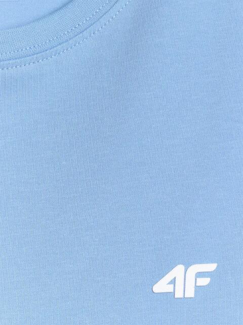 T-shirt slim z kolekcji basic damski 4F 4FWMM00TTSHF3306 4/4