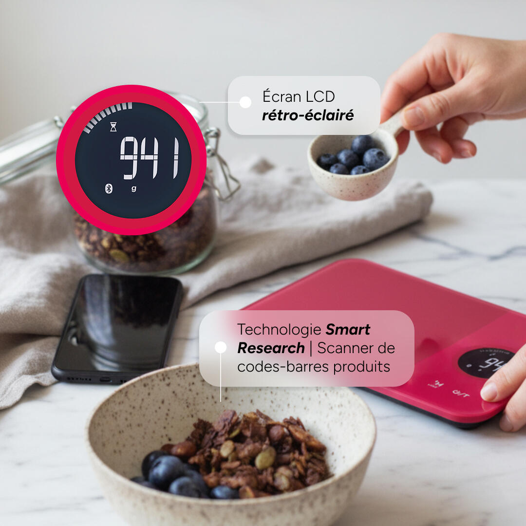 Balance de cuisine connectée - Pour un suivie précis de sa nutrition sportive 2/7