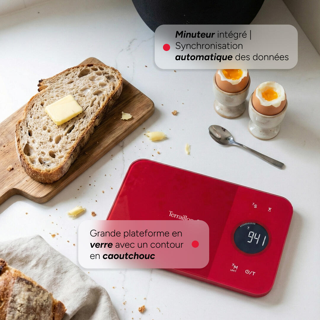 Balance de cuisine connectée - Pour un suivie précis de sa nutrition sportive 4/7