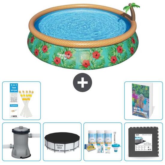 BESTWAY Piscina Bestway Fast Set Redonda - 457x84 cm - 7-piezas S238