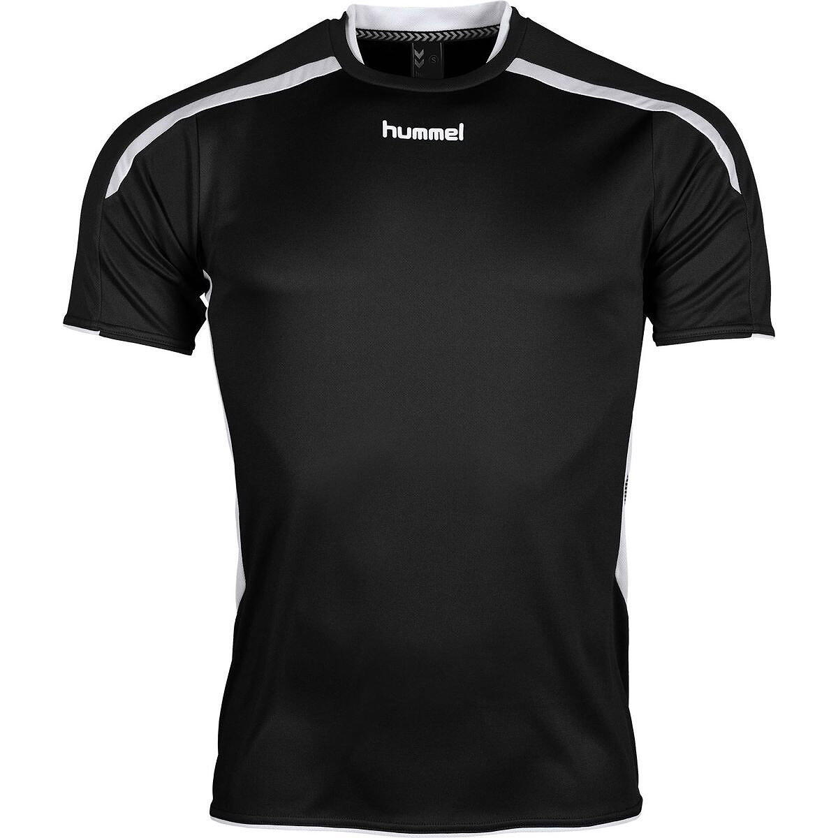 T-shirt Hummel Preston Manches Courtes Enfants - Noir / Blanc 2/5