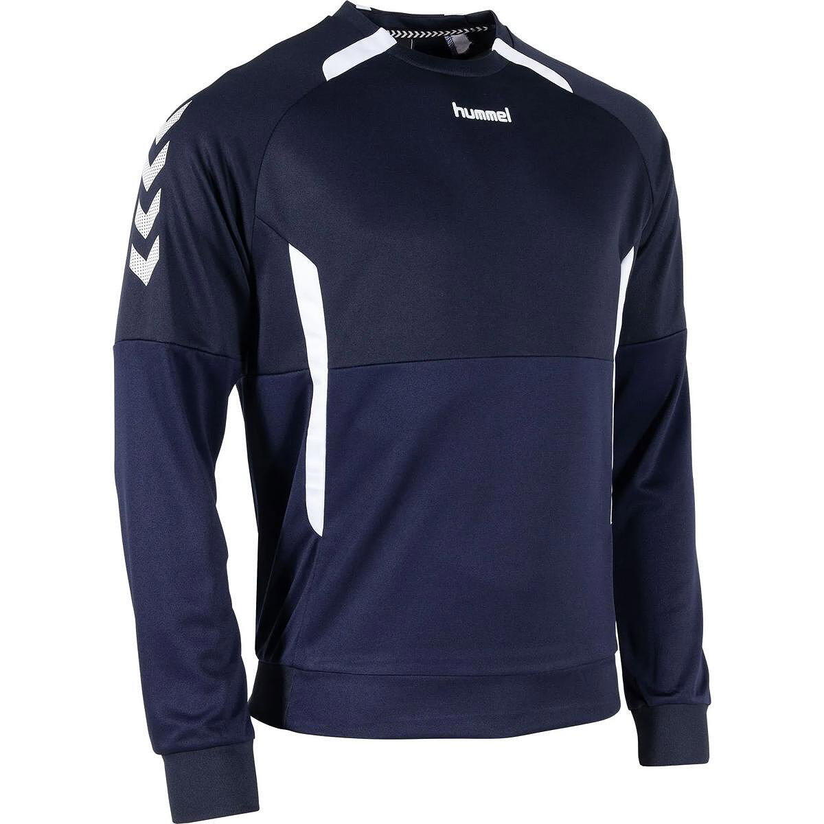 Top - football - homme - col rond, manches longues - authentic - marine 3/5