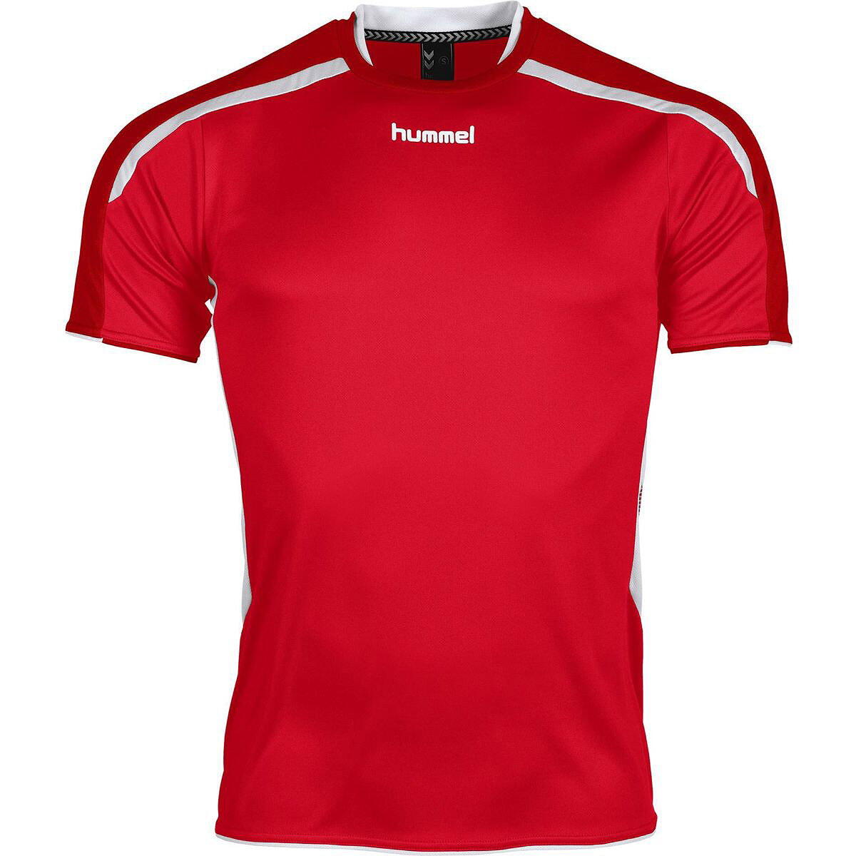 Hummel Preston Trikot Kurzarm Herren - Rot / Weiß 2/5