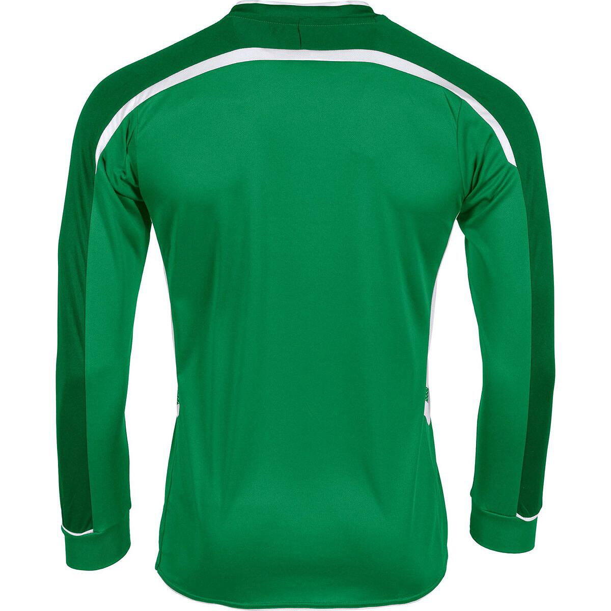 Hummel Preston Maillot Manches Longues Hommes - Vert / Blanc 5/5