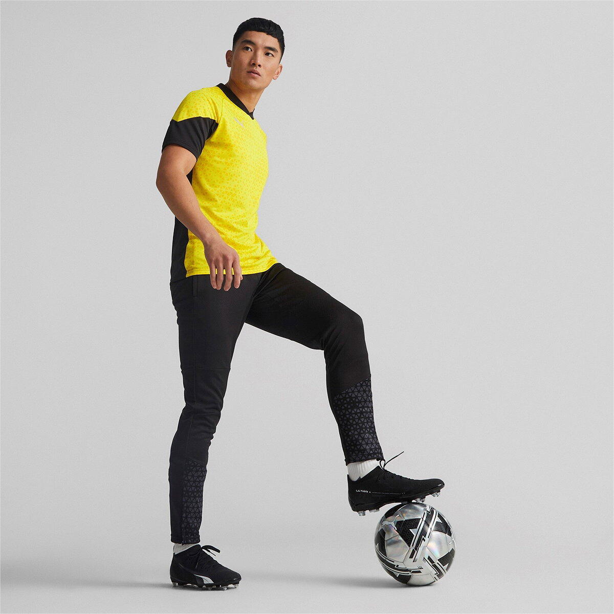 Puma Team Cup T-shirt Homme - Jaune / Noir 5/5