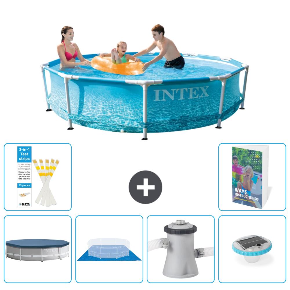 Frame Pool Rund - 305x76 cm - 7-teilig  S74 1/7