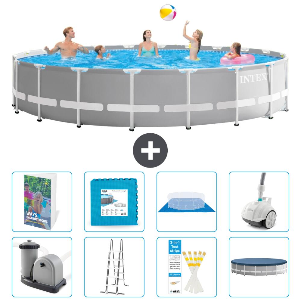 Prism Frame Pool Rund - 610x132 cm - 9-teilig  S531 1/7