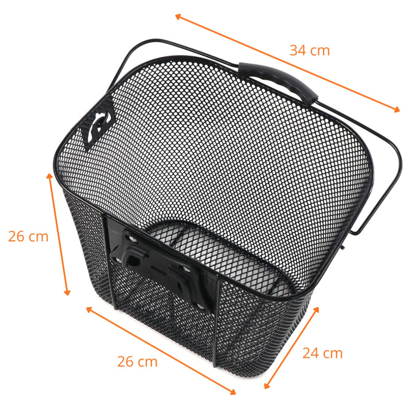 Fahrradkorb Radtasche für den Lenker Einkaufskorb Wozinsky 5/5