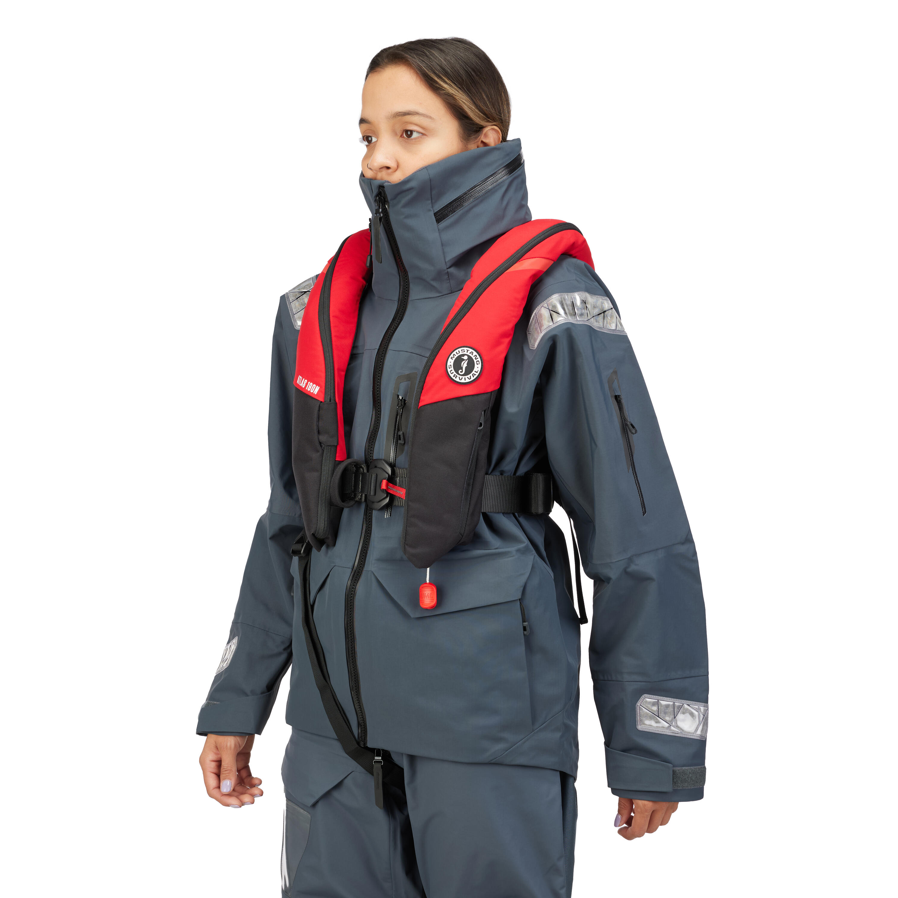 Mustang Atlas 190 DLX Pro Sensor - Aufblasbare Rettungsweste 5/5