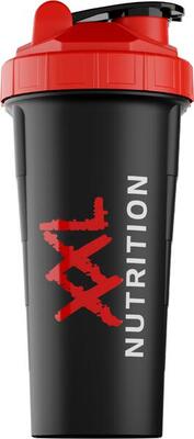 Shaker - shakebeker, bpa- en dehp-vrij - zwart / rood - 1 stuk (800ml)