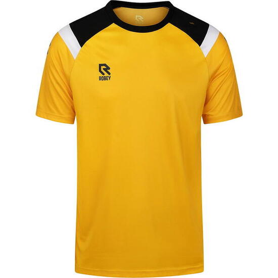 Robey Control Maillot Manches Courtes Hommes - Jaune