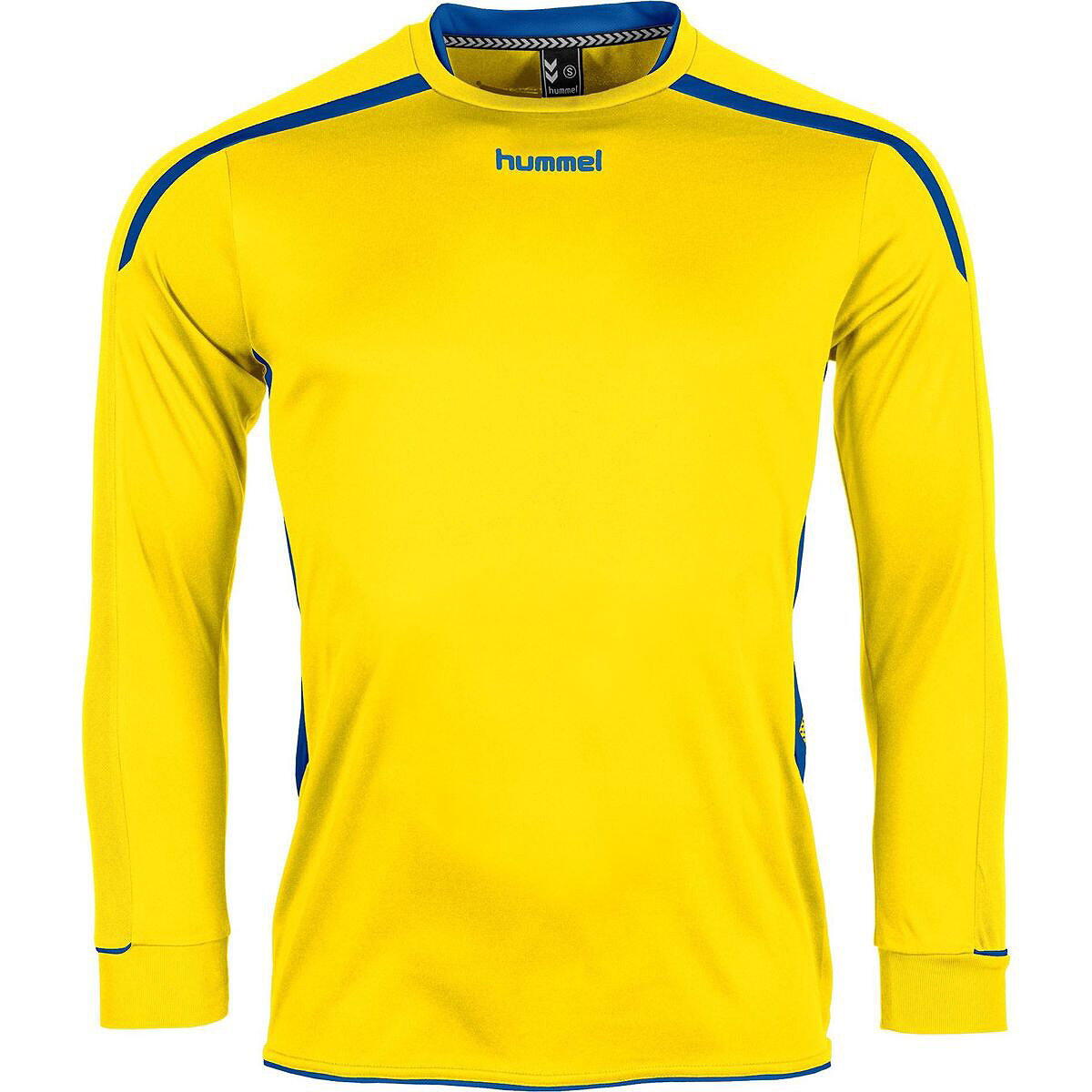 Hummel Preston Langarm-Trikot Herren - Gelb / Royal 2/5