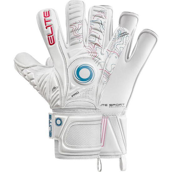 Gants de gardien Elite Sport Pulsar - Blanc / Bleu / Rouge - Taille 6