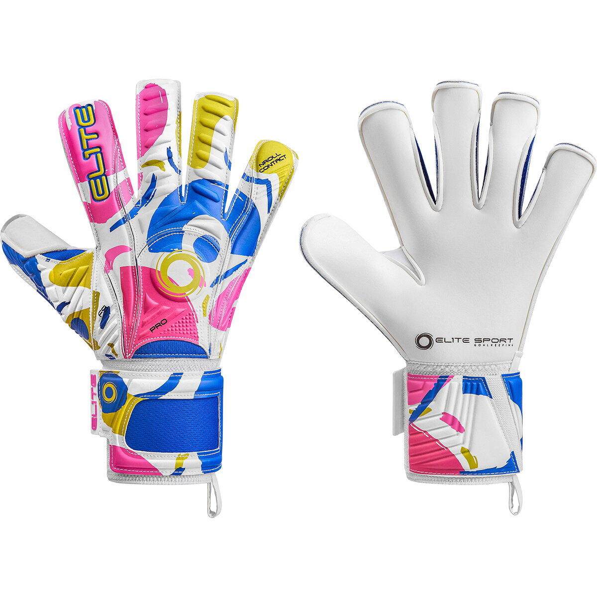 Elite Sport Gaudi Keepershandschoenen - Wit / Multicolor - Maat 9 2/2