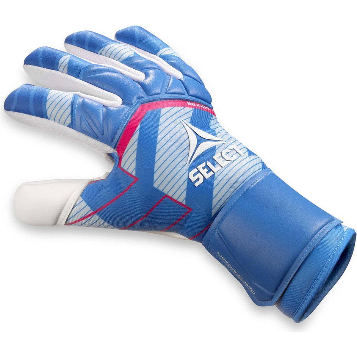 Select 88 V25 Torwarthandschuhe Kinder - Blau / Weiß - Größe 4 4/5