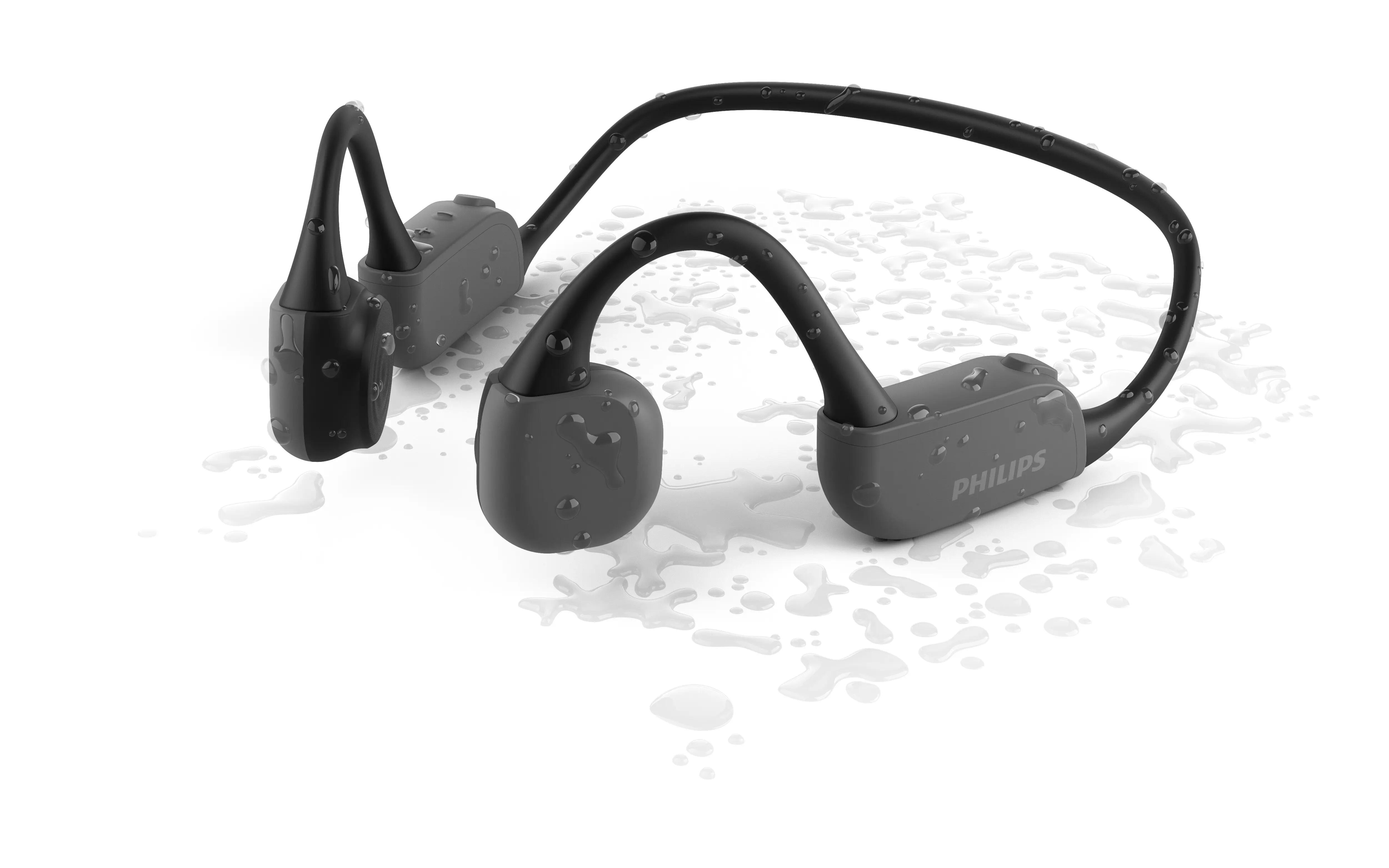 Casti audio TAA6606BK/00, Bluetooth v.5, conductie osoasa, aplicatie mobila