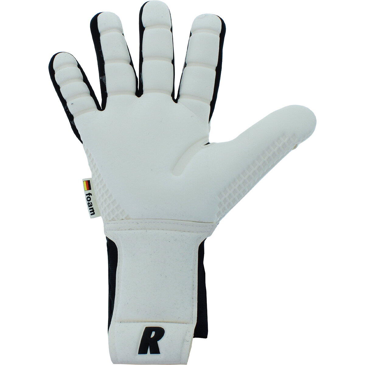 Keepershandschoenen - Voetbal - Real Ultra - Grip - Wit/zw/rood 2/3