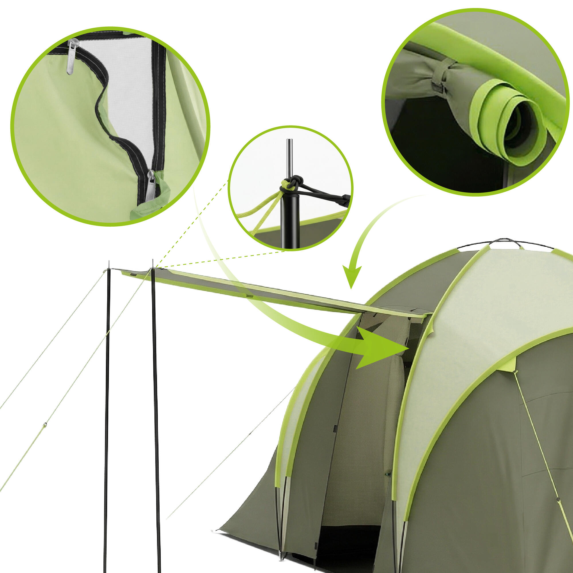 Campingzelt Vayox VA0430 Horizon 6-Personen 6/8
