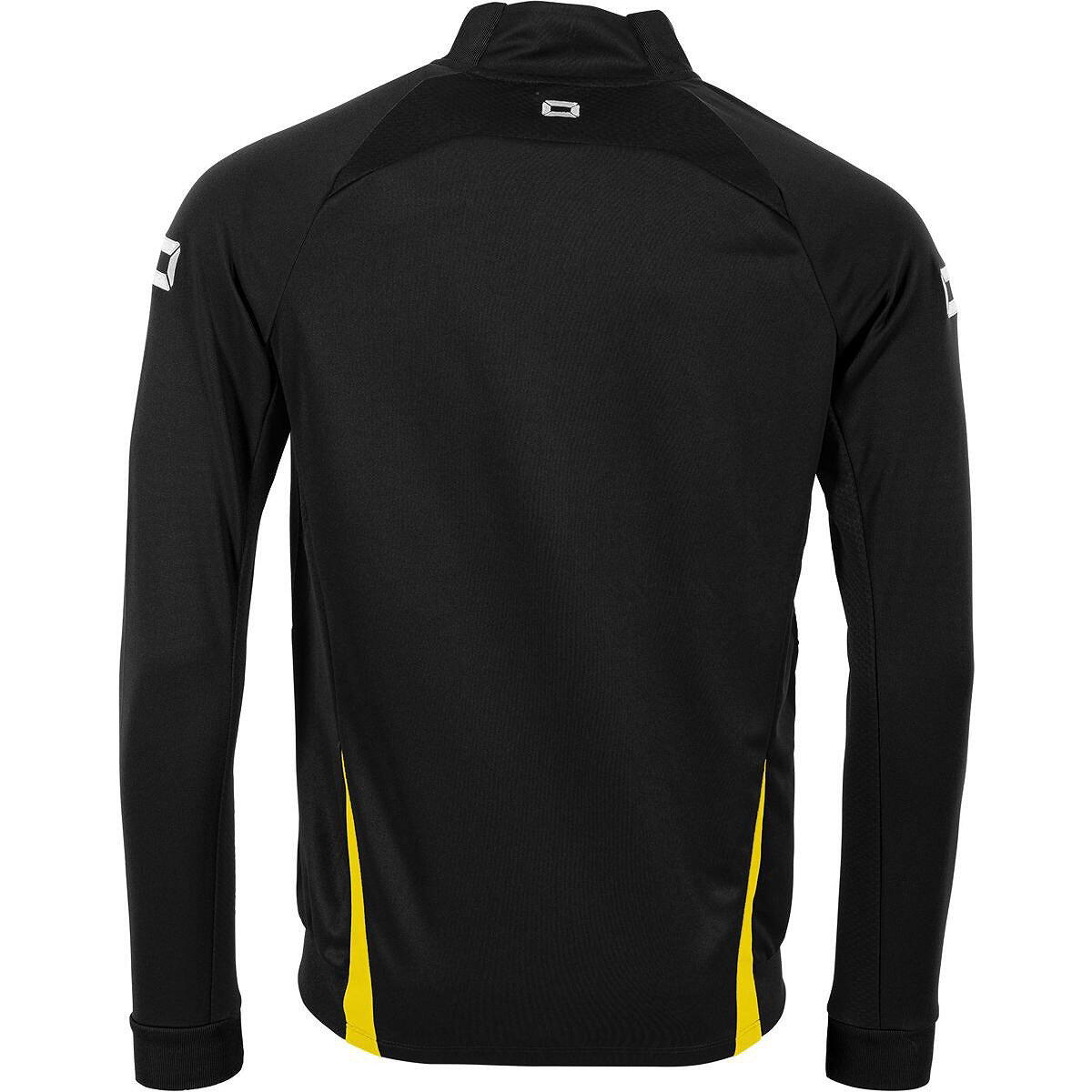 Stanno Stadio Top Full Zip Enfants - Noir / Jaune 5/5