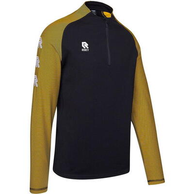 Robey performance ziptop heren - zwart / geel