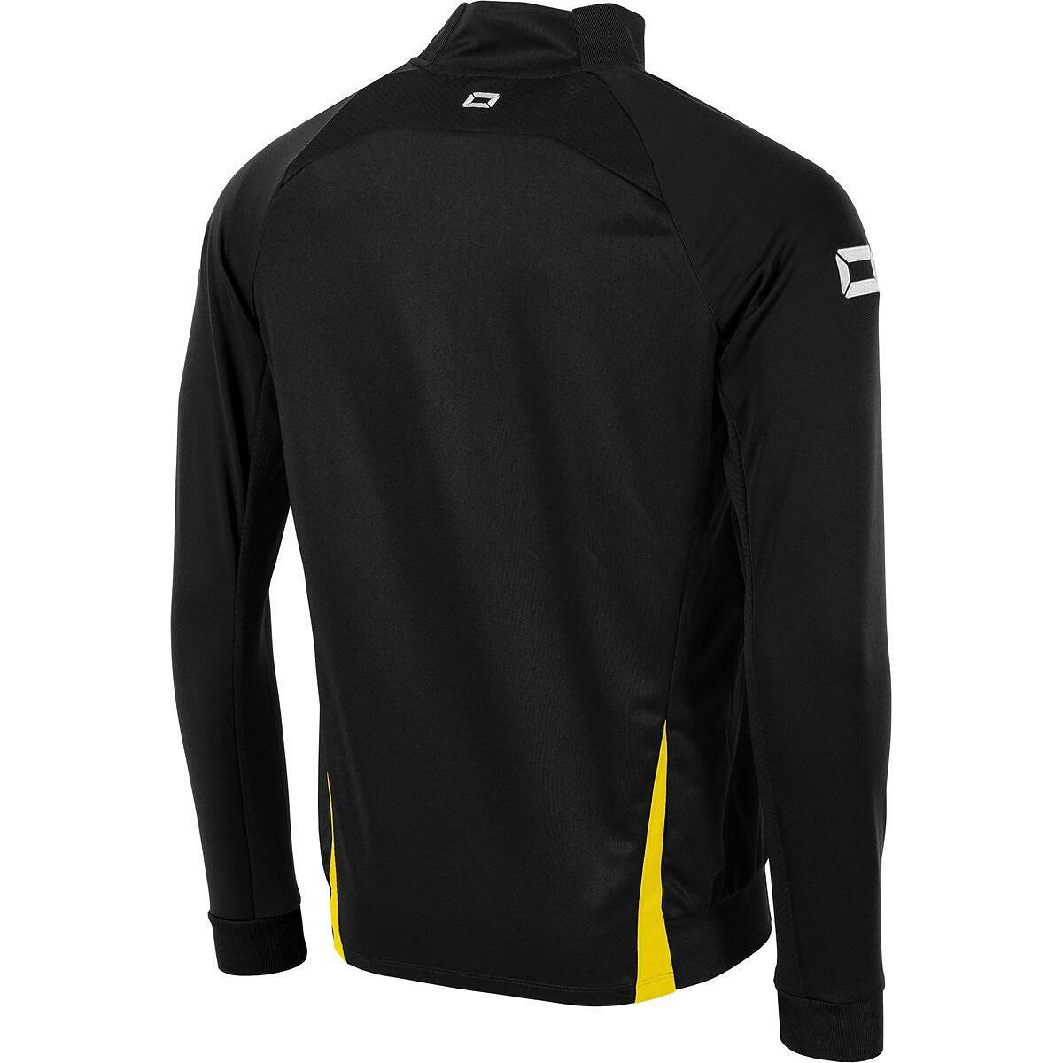 Stanno Stadio Top Full Zip Enfants - Noir / Jaune 4/5
