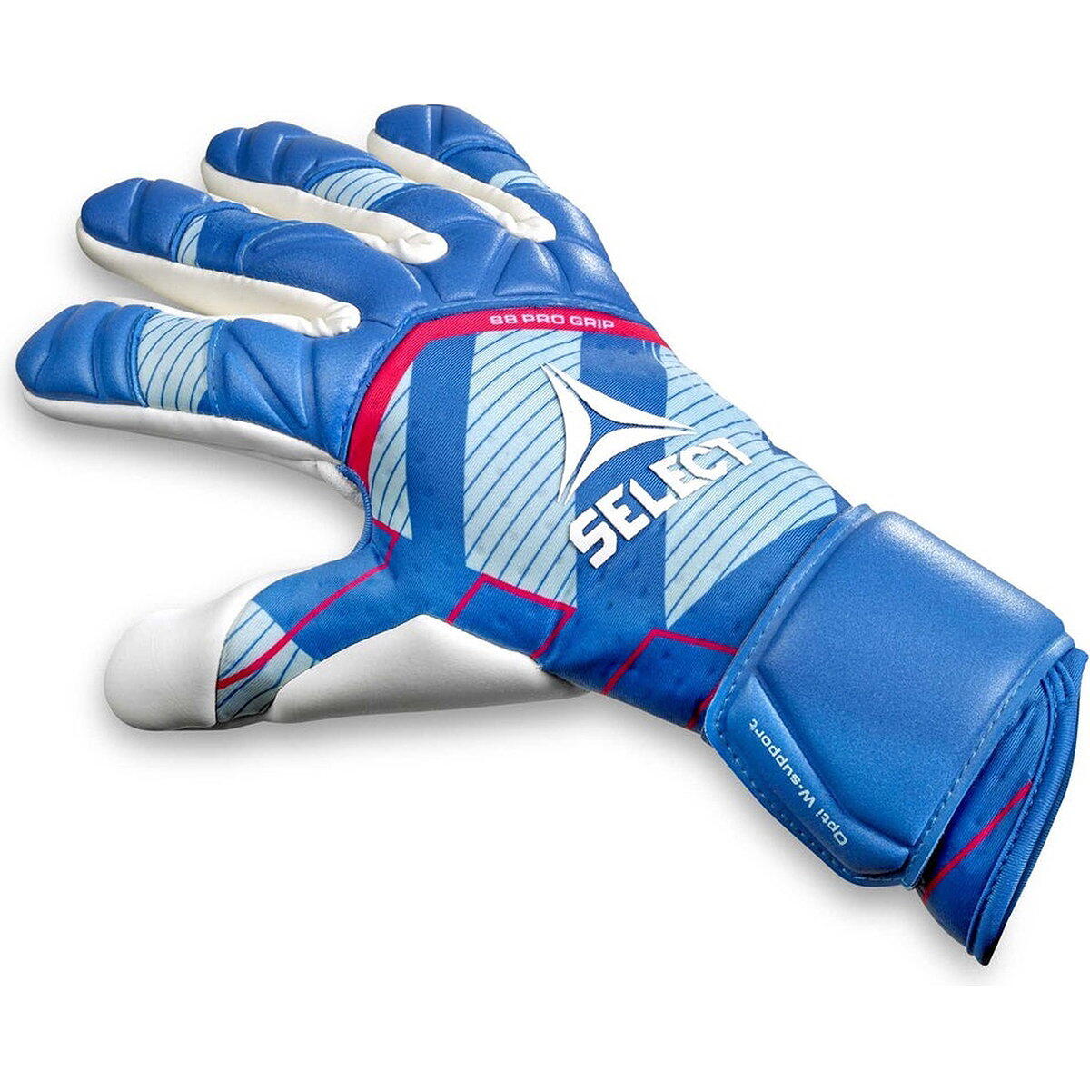 Select 88 Pro Grip V25 Torwarthandschuhe - Blau / Weiß Größe 9 4/5