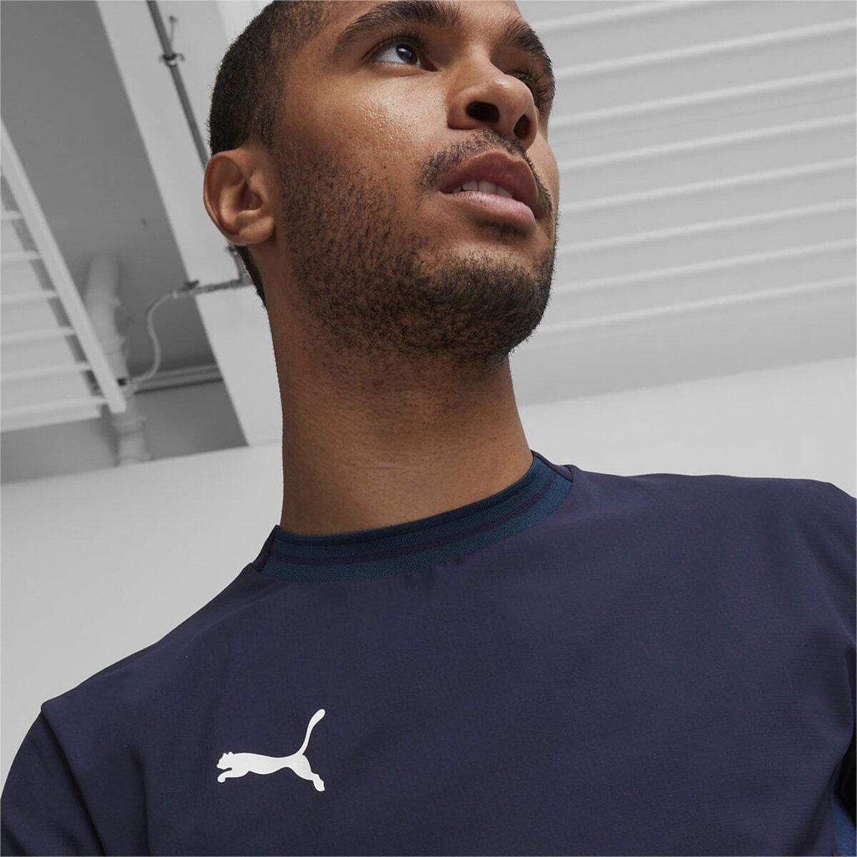 Puma Teamfinal Maillot Manches Courtes Hommes - Marine L 4/5