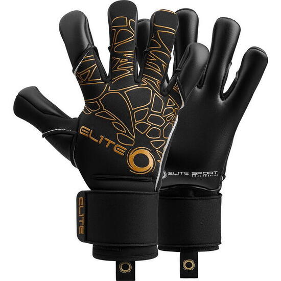Elite Sport Nobre Art G - Gants de Gardien Exclusifs - Noir/Or Taille 8