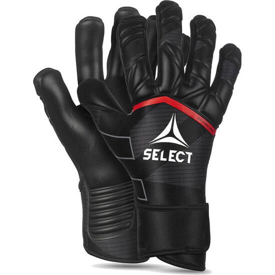 Select 90 Flexi Pro V24 Gants de Gardien - Noir / Rouge, Taille 10,5