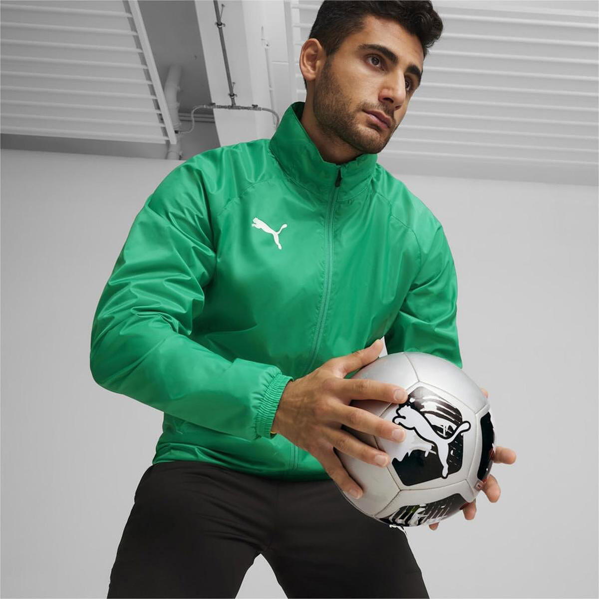 Puma Teamgoal Regenjas Kinderen - Groen 3/5