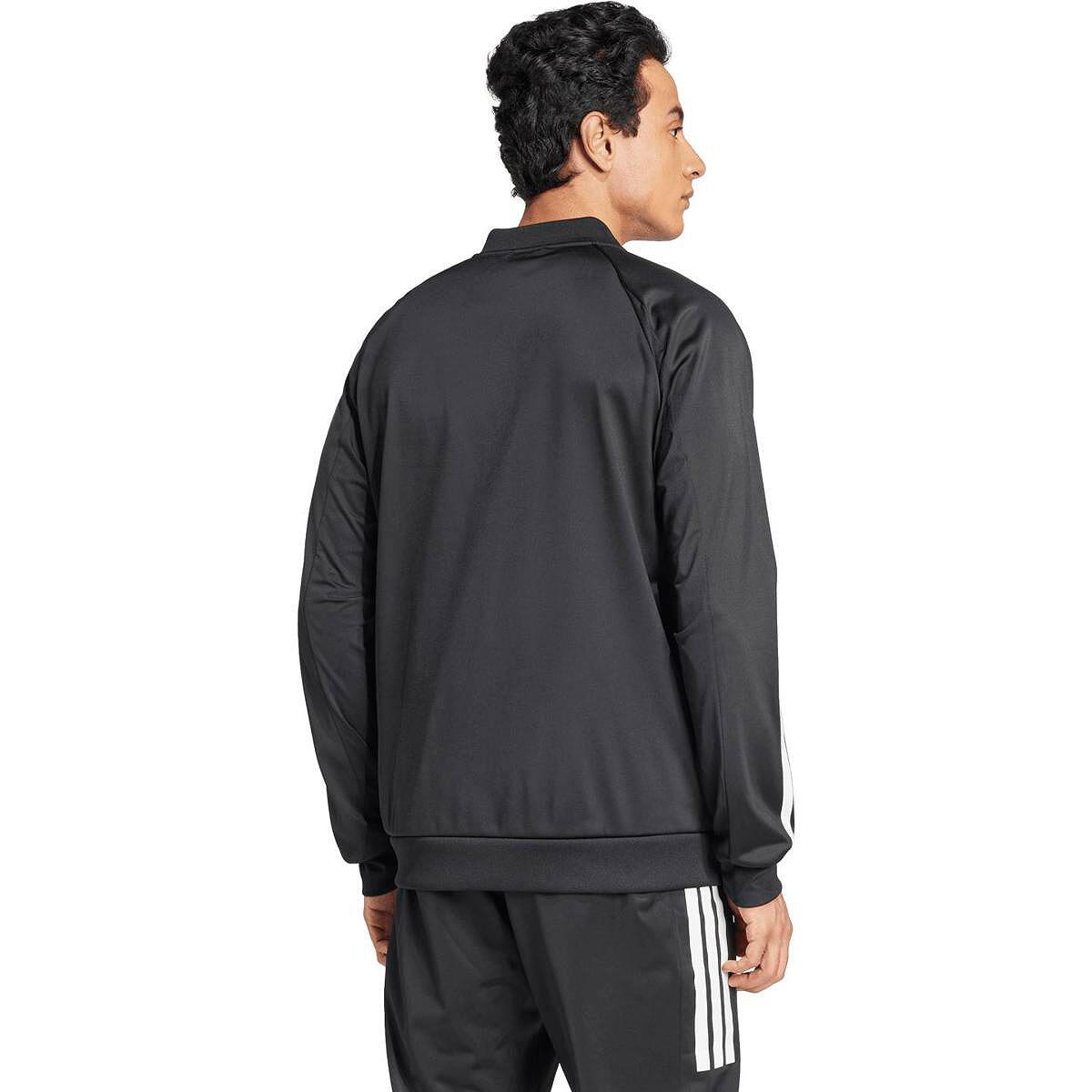 Adidas 3-Stripes Trainingsjack Heren Tricot - Zwart/Wit 3/5