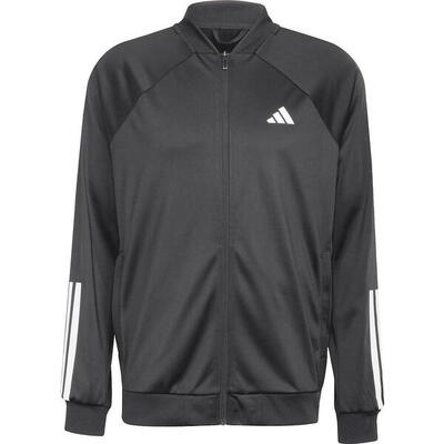 Adidas 3-stripes trainingsjack heren tricot - zwart/wit