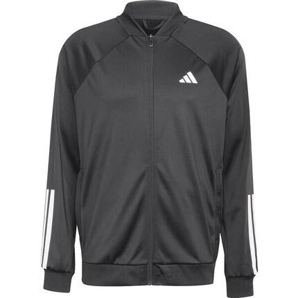 Adidas Veste d'entraînement Tricotée 3-Stripes Hommes - Noir/Blanc