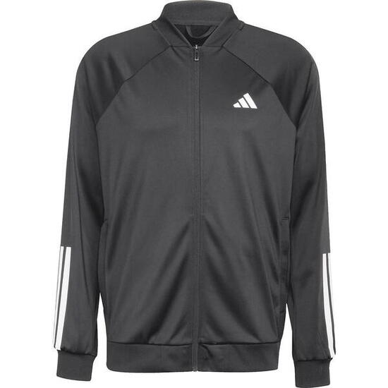 Adidas Veste d'entraînement Tricotée 3-Stripes Hommes - Noir/Blanc