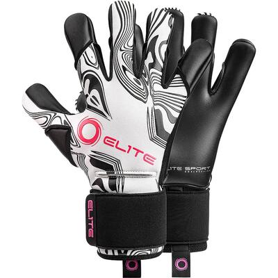 Elite sport nobre art s keepershandschoenen - zwart/wit maat 10