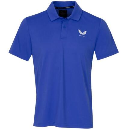 Polo Castore Essential, polo de golf pour homme, bleu roi