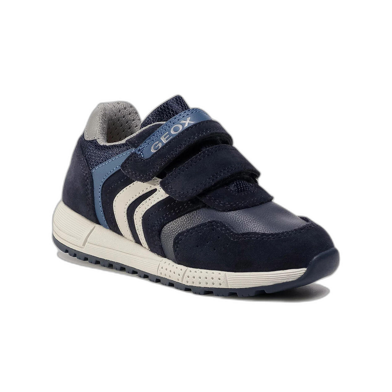 Baskets en cuir enfant Geox Alben 1/5
