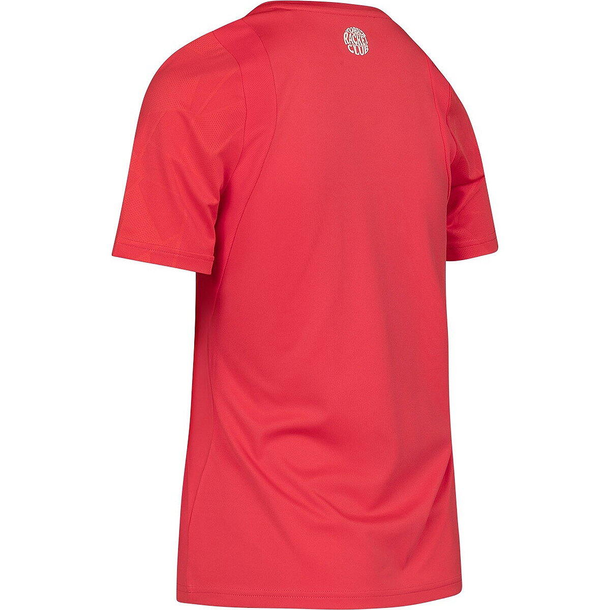 Robey Tennis Smash Tee Femme - Corail, col V, manches courtes L 4/5