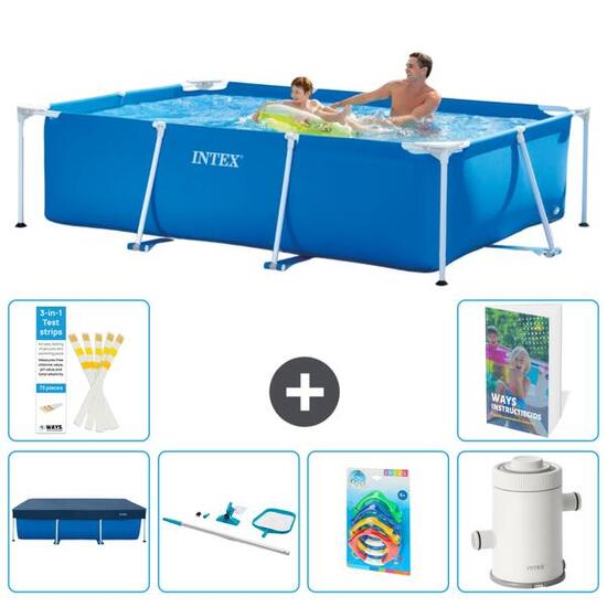 Piscine Tubulaire Rectangulaire - 260x160x65 cm - 7-pièces S151